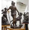 Sculpture – Le Chasseur Gaulois , Marcel Debut (1865-1933) – Bronze 22