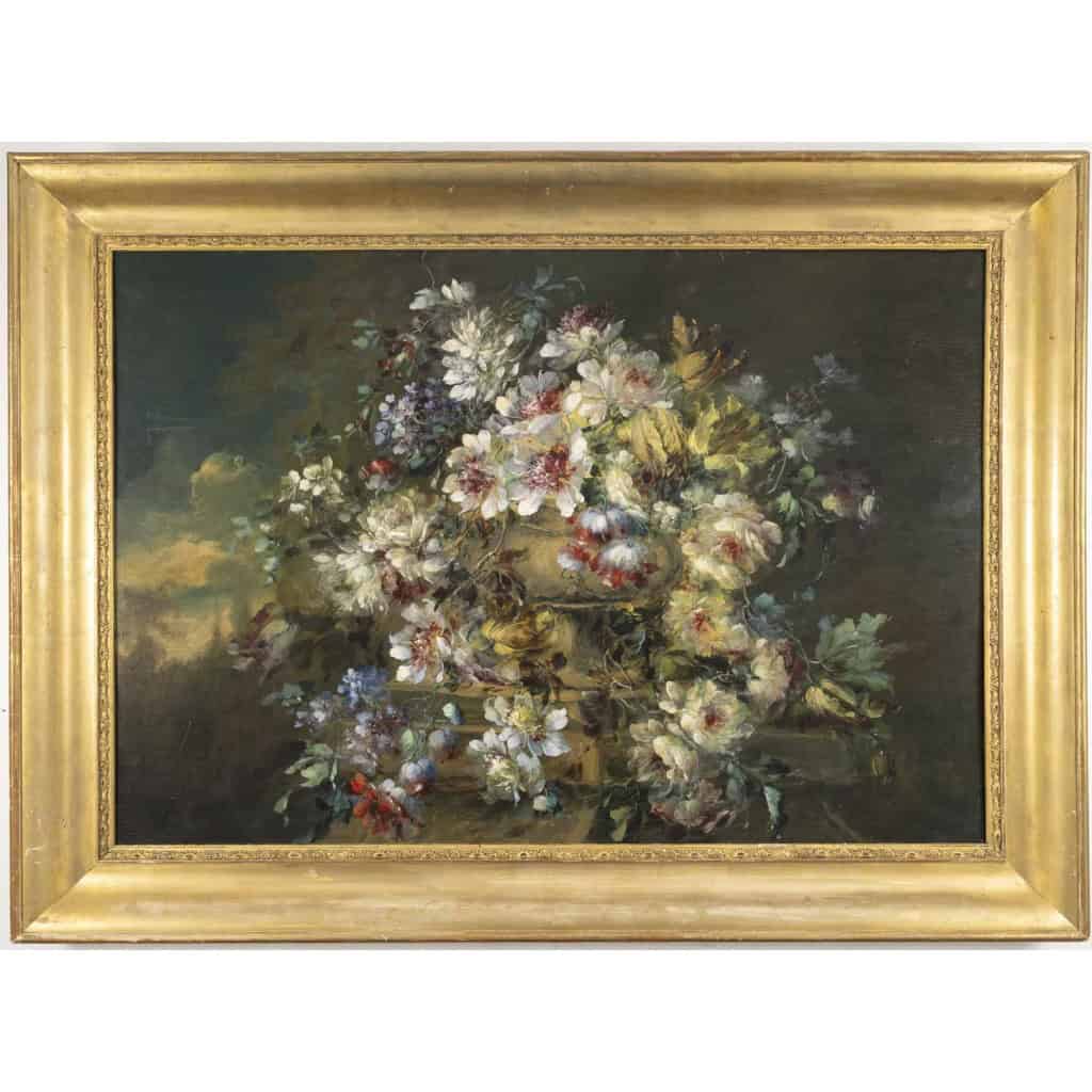 Fausto ANTONIOLI (1814-1882) Bouquet de fleurs dans une vasque 3