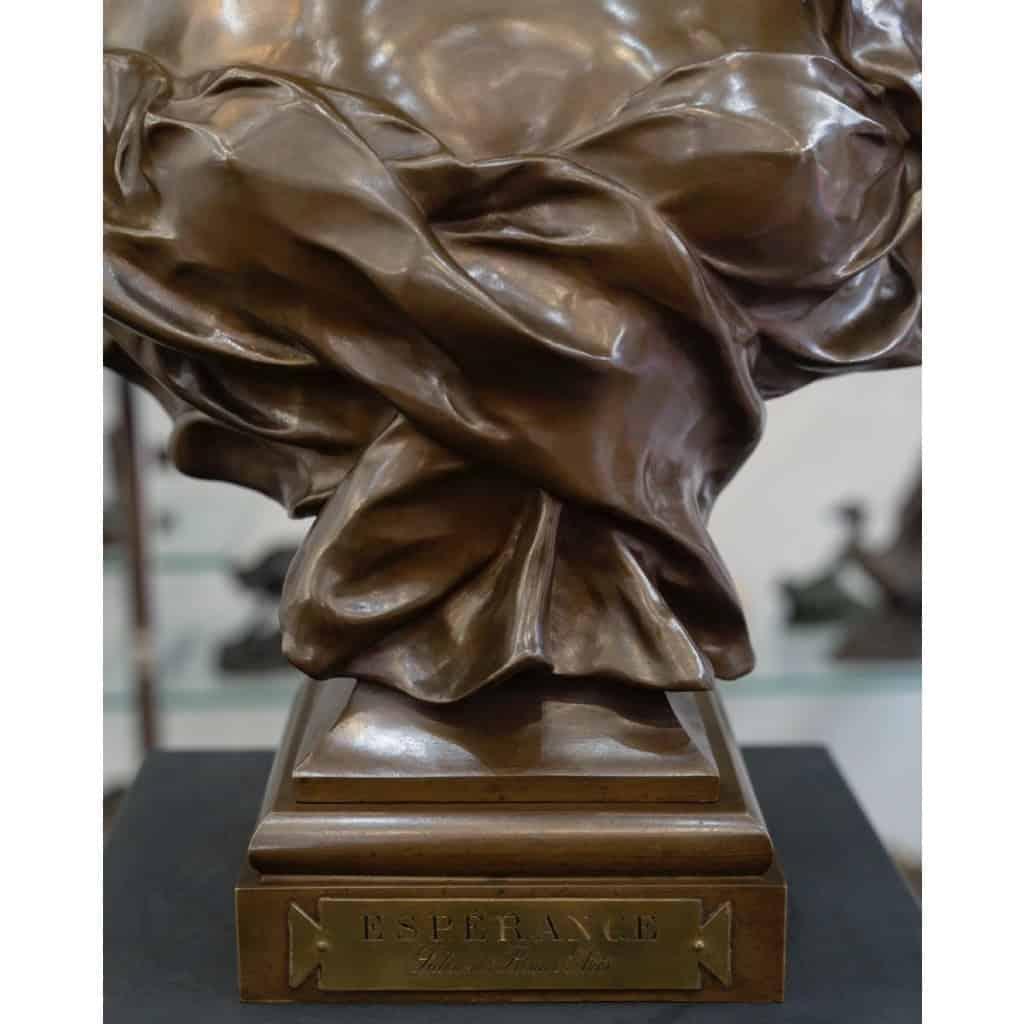 Sculpture – Éspérance , Félix Pierre Richard (1848-1912) – Bronze 10