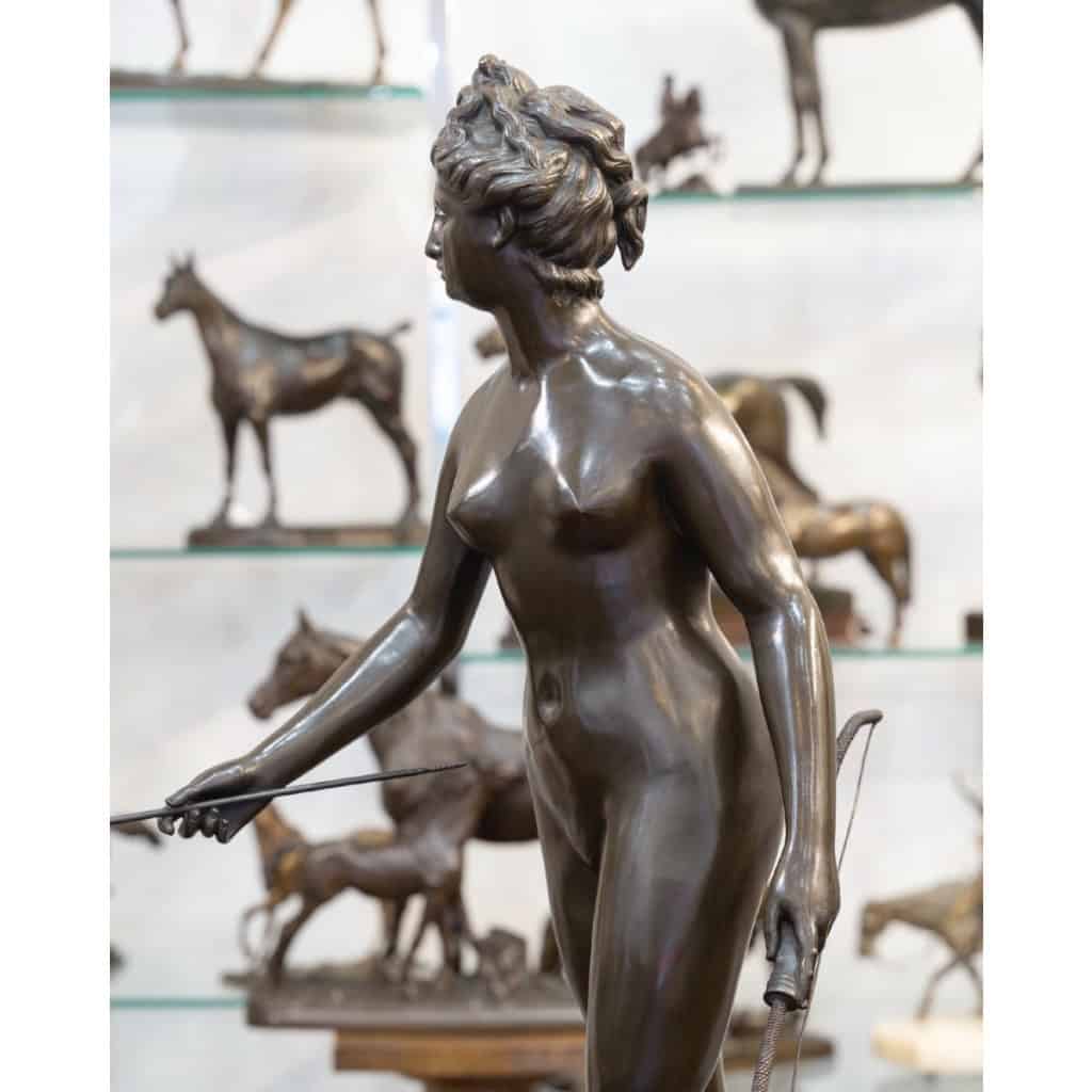 Sculpture – Diane Chasseresse , Jean – Antoine Houdon (1741-1828) – Bronze 5 Sculpture – Diane Chasseresse , Jean – Antoine Houdon (1741-1828) – Bronze 5