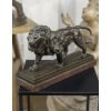Sculpture – Le Lion Marchant , Antoine – Louis Barye (1795-1875) – Bronze 12