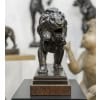 Sculpture – Le Lion Marchant , Antoine – Louis Barye (1795-1875) – Bronze 13