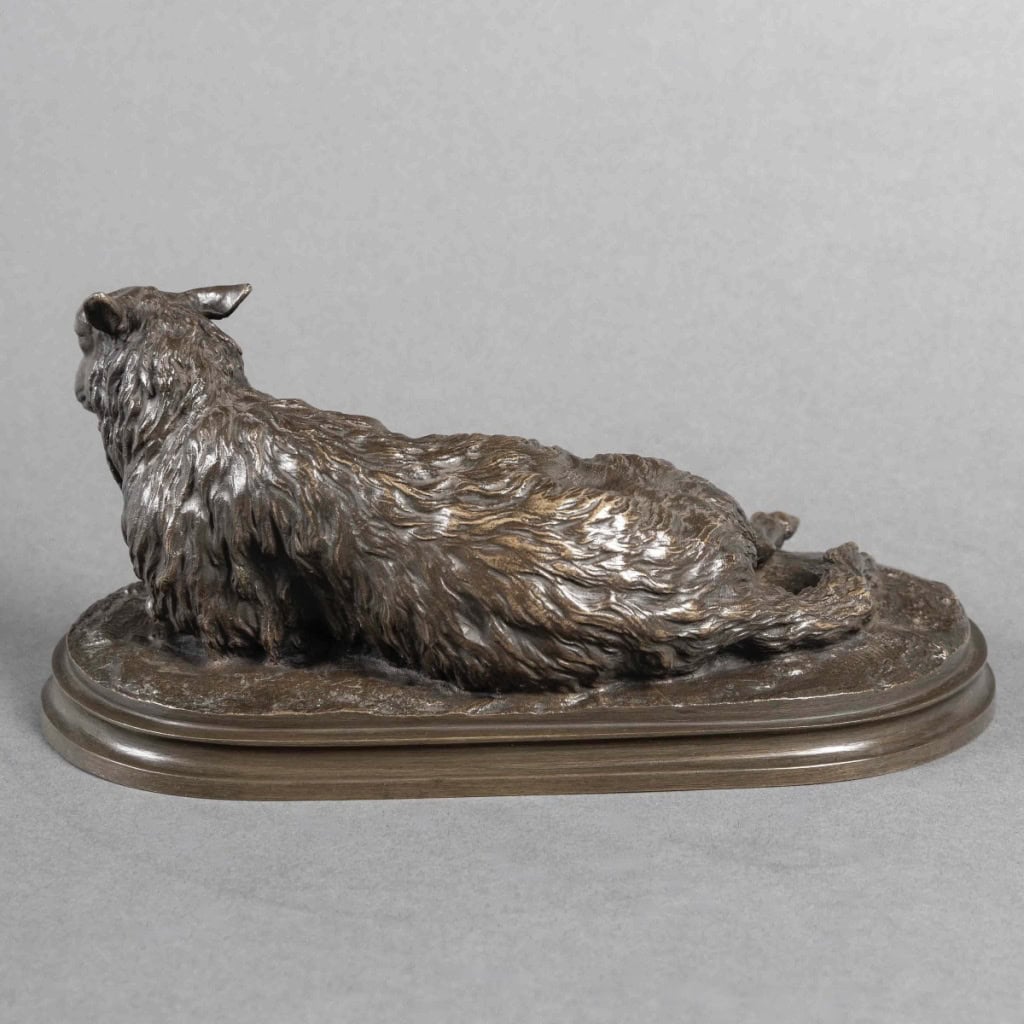 Sculpture – Mouton Couché , Rosa Bonheur (1822-1899) – Bronze 6
