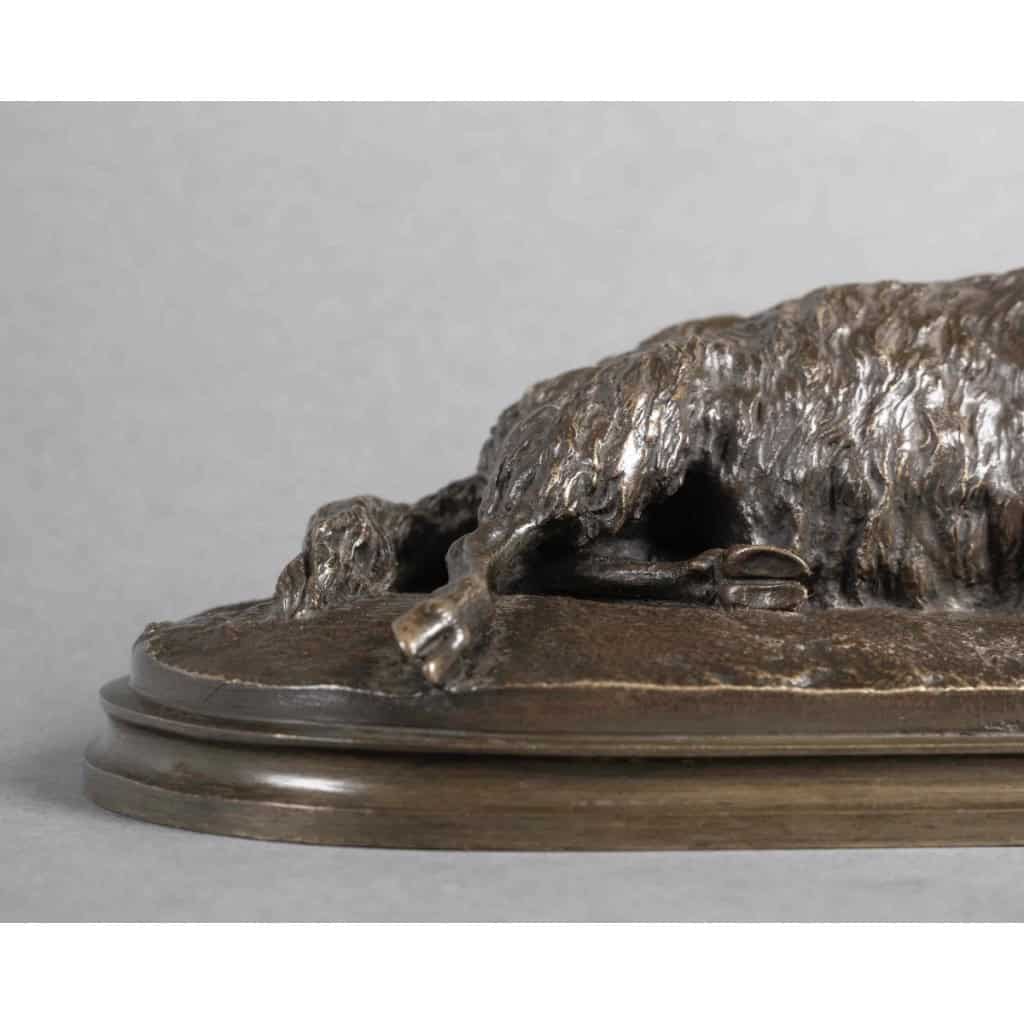Sculpture – Mouton Couché , Rosa Bonheur (1822-1899) – Bronze 7