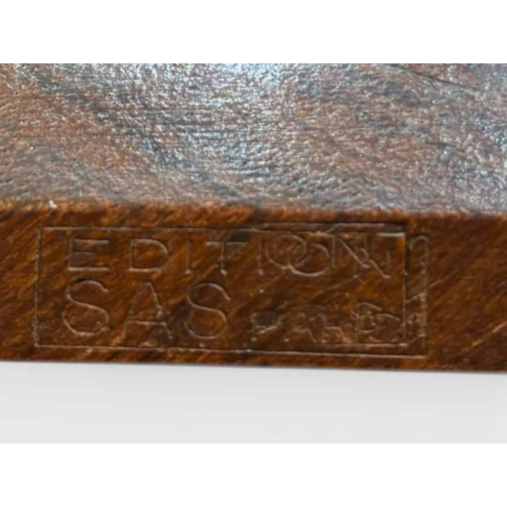 Sculpture – Le Bouledogue , Louis Henri Nicot (1878-1944) – Bois 12