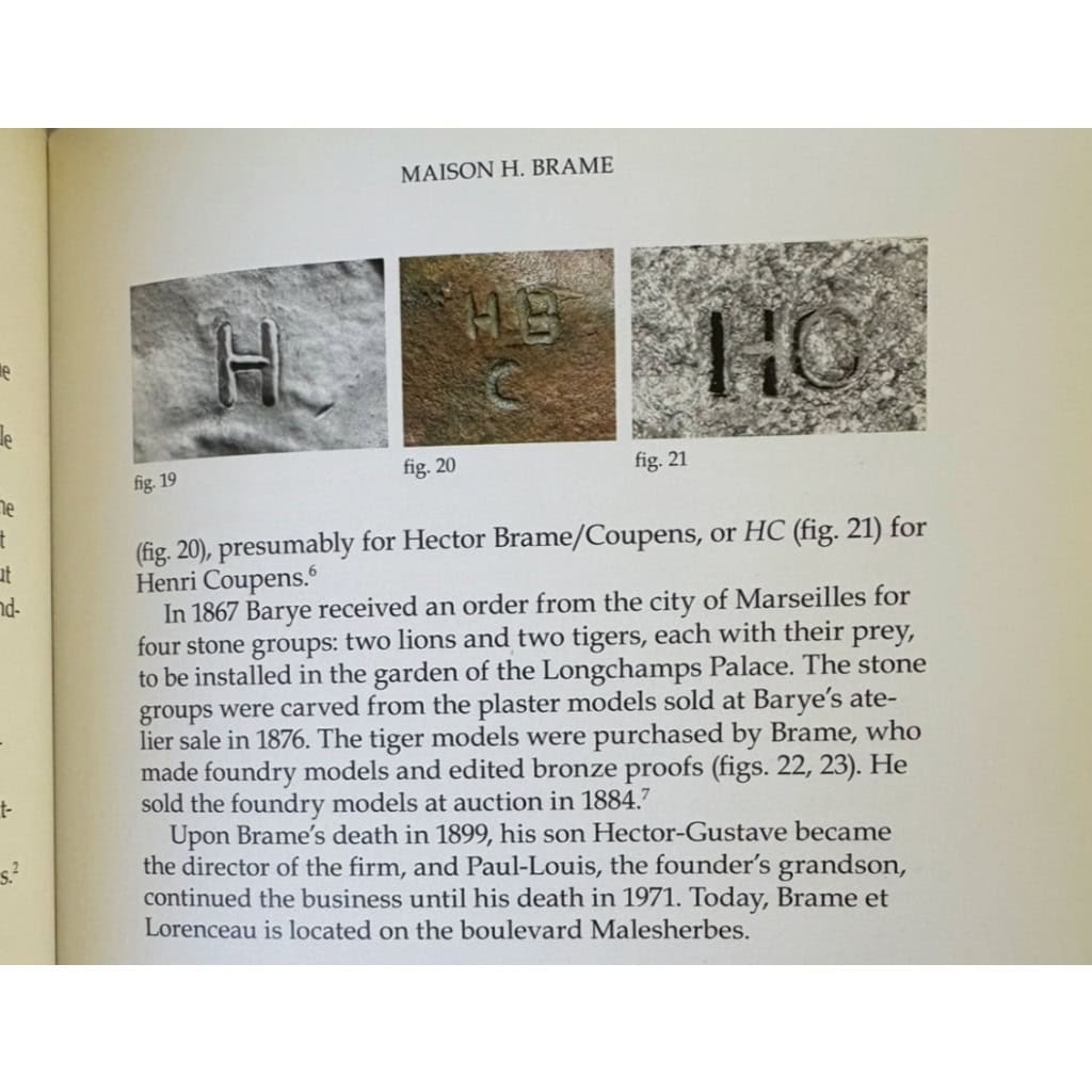 Sculpture – Tigre Dévorant Un Gavial , Antoine – Louis Barye (1795-1875) – Bronze 15