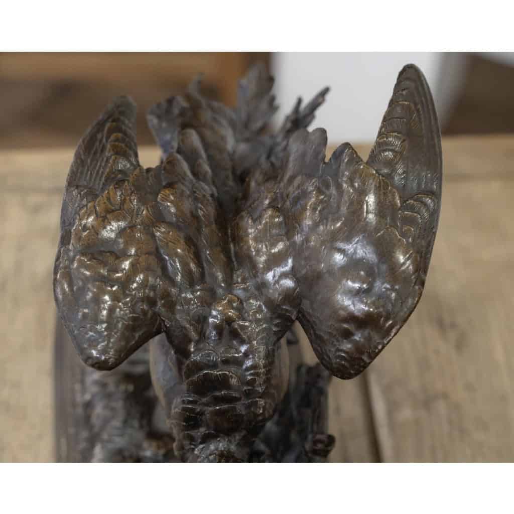 Sculpture – Bécasse À L’ Envol , Jules Moigniez (1835-1894) – Bronze 11