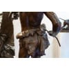 Sculpture – Le Charmeur De Serpent , Eugène Marioton (1857-1933) – Bronze 20