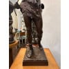 Sculpture – Le Charmeur De Serpent , Eugène Marioton (1857-1933) – Bronze 25