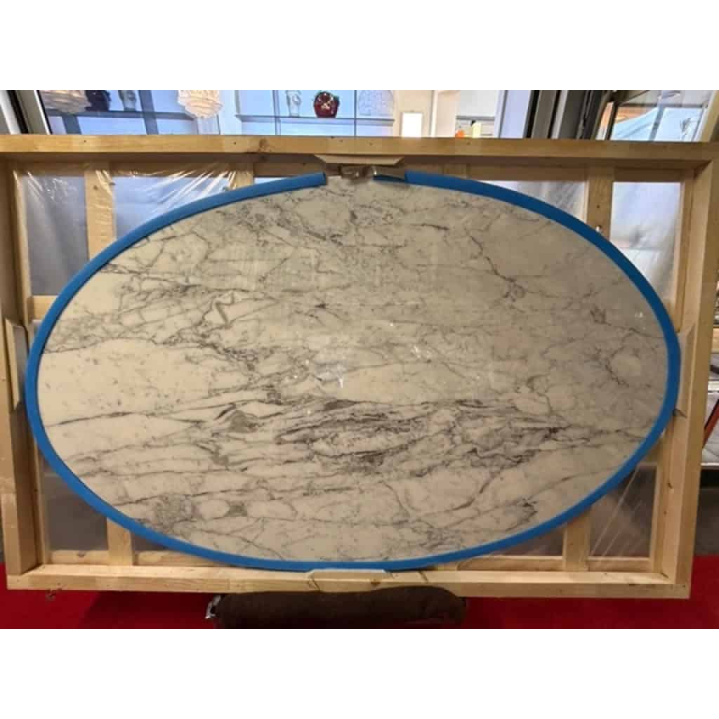 Eero Saarinen (1910-1961) – Knoll: Oval table 198 cm, Arabescato 5 Eero Saarinen (1910-1961) – Knoll: Oval table 198 cm, Arabescato 5