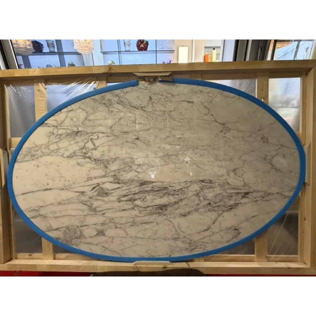 Eero Saarinen (1910-1961) – Knoll: Oval table 198 cm, Arabescato 4 Eero Saarinen (1910-1961) – Knoll: Oval table 198 cm, Arabescato 4