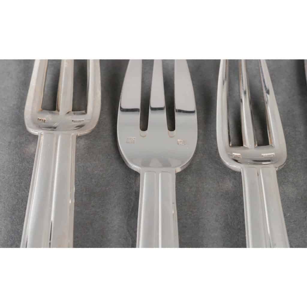 Jean E. Puiforcat – Ménagère « Chantaco » 71 pièces 9 Jean E. Puiforcat – Ménagère « Chantaco » 71 pièces 9