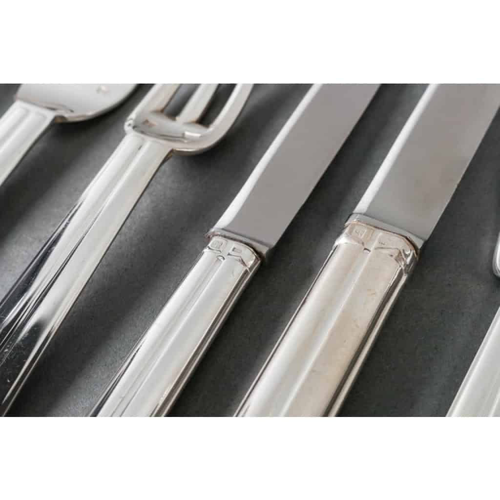 Jean E. Puiforcat – Ménagère « Chantaco » 71 pièces 7 Jean E. Puiforcat – Ménagère « Chantaco » 71 pièces 7