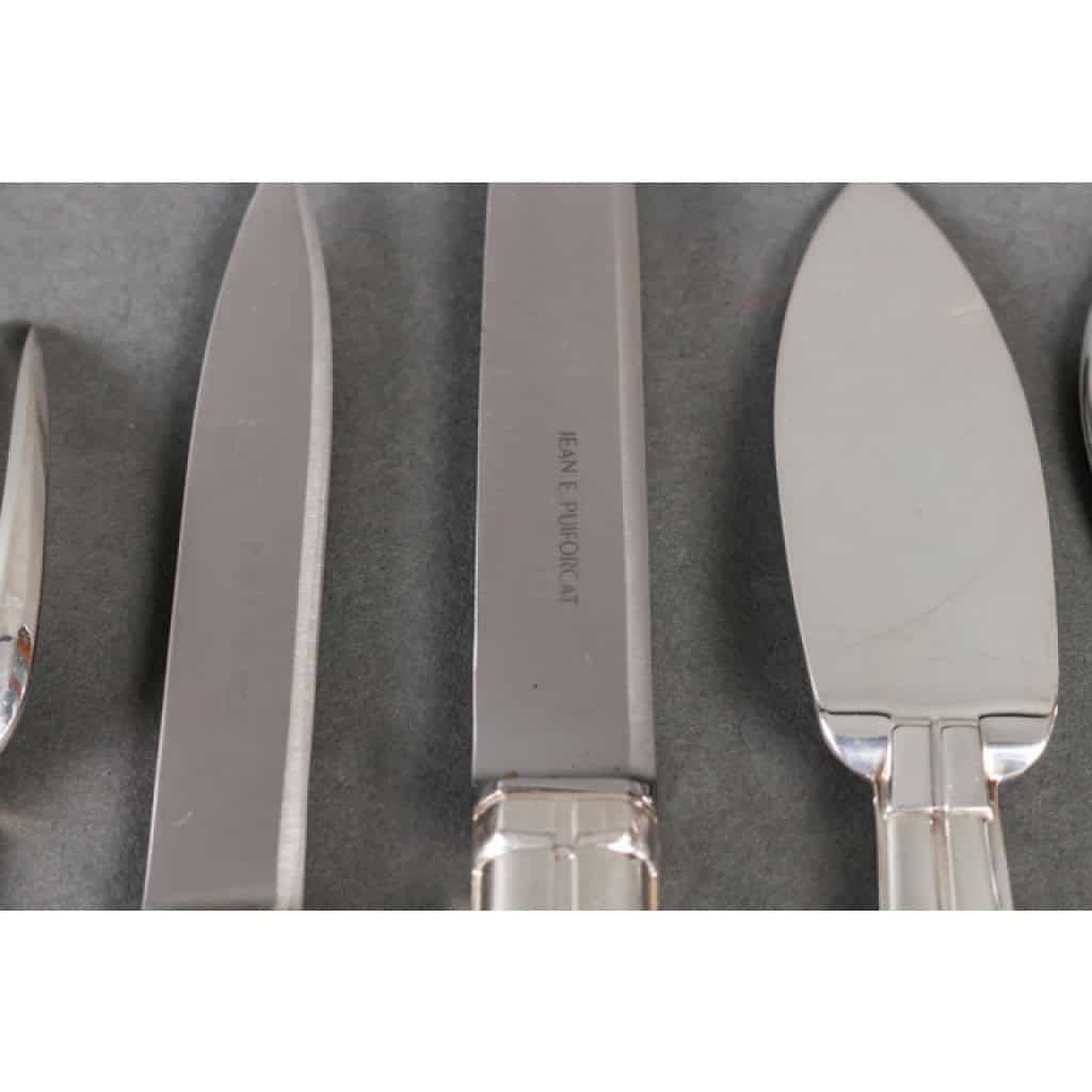 Jean E. Puiforcat – Ménagère « Chantaco » 71 pièces 6 Jean E. Puiforcat – Ménagère « Chantaco » 71 pièces 6