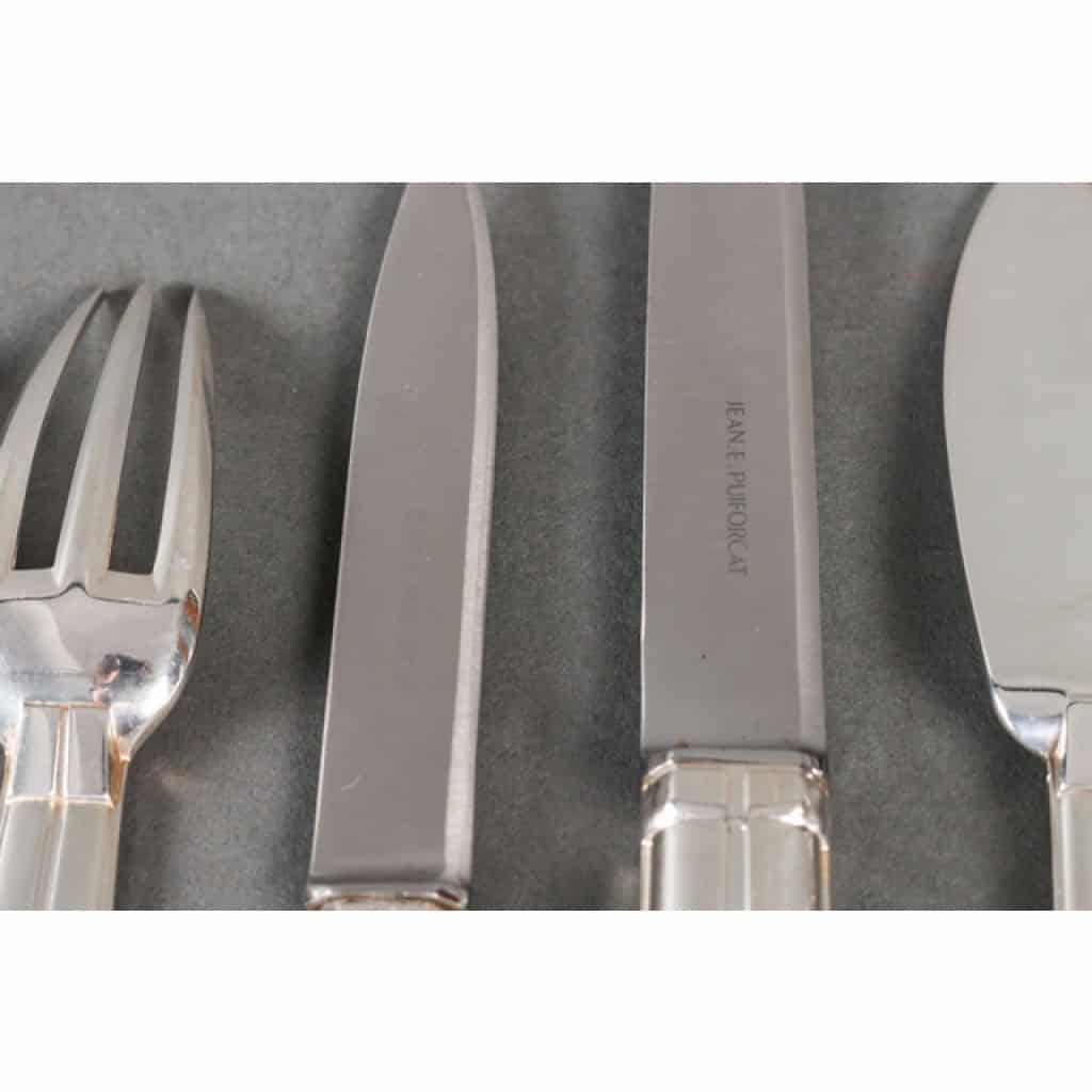 Jean E. Puiforcat – Ménagère « Chantaco » 71 pièces 5 Jean E. Puiforcat – Ménagère « Chantaco » 71 pièces 5