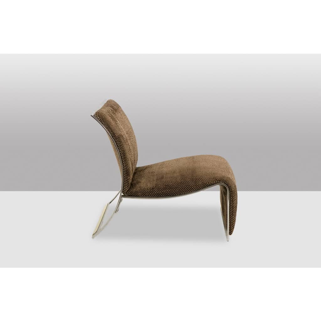 Vittorio Introini pour Saporiti. Paire de fauteuils. Années 1970 6