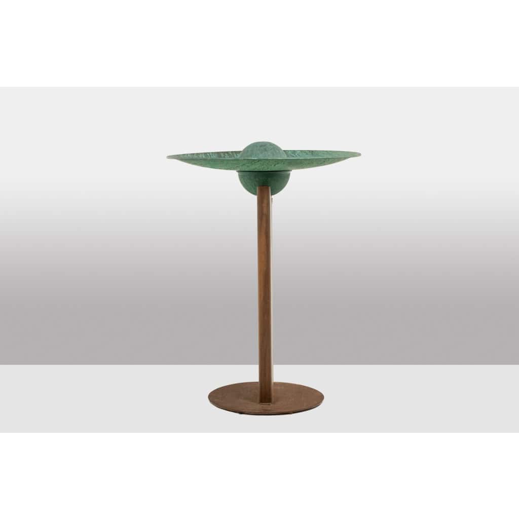 Tom Torrens. Fontaine en corten et cuivre oxydé. Années 1990. 5