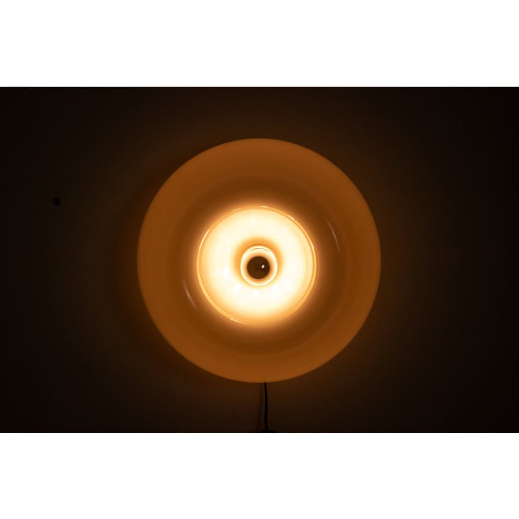 Castiglioni. Paire d’appliques en verre opalin. 20e siècle. 4