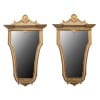 Paire de miroirs écussons du 19ème siècle. 11