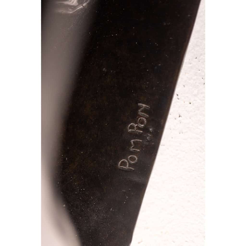 François Pompon, Pigeon, sculpture en bronze. Tirage de 2006 9