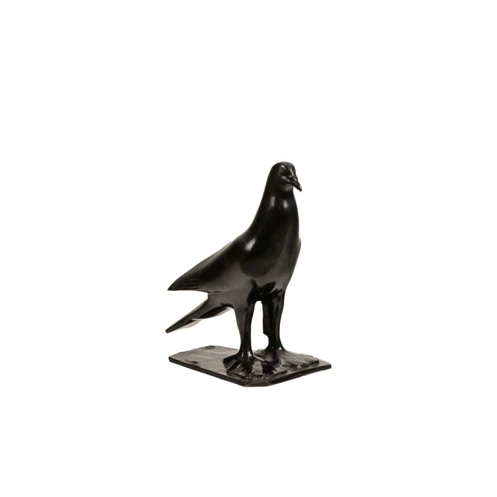 François Pompon, Pigeon, sculpture en bronze. Tirage de 2006 12