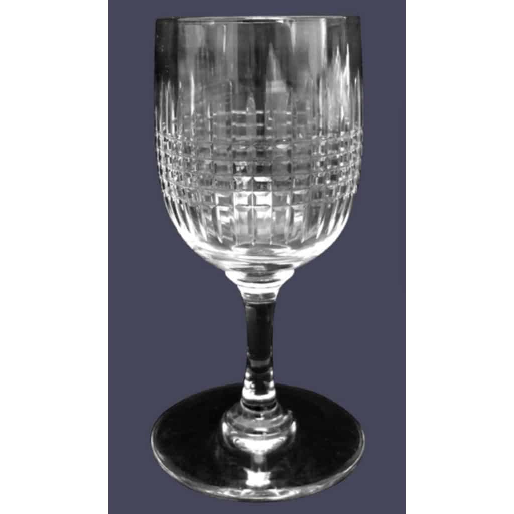 12 verres à eau en cristal de Baccarat Modèle Nancy 6