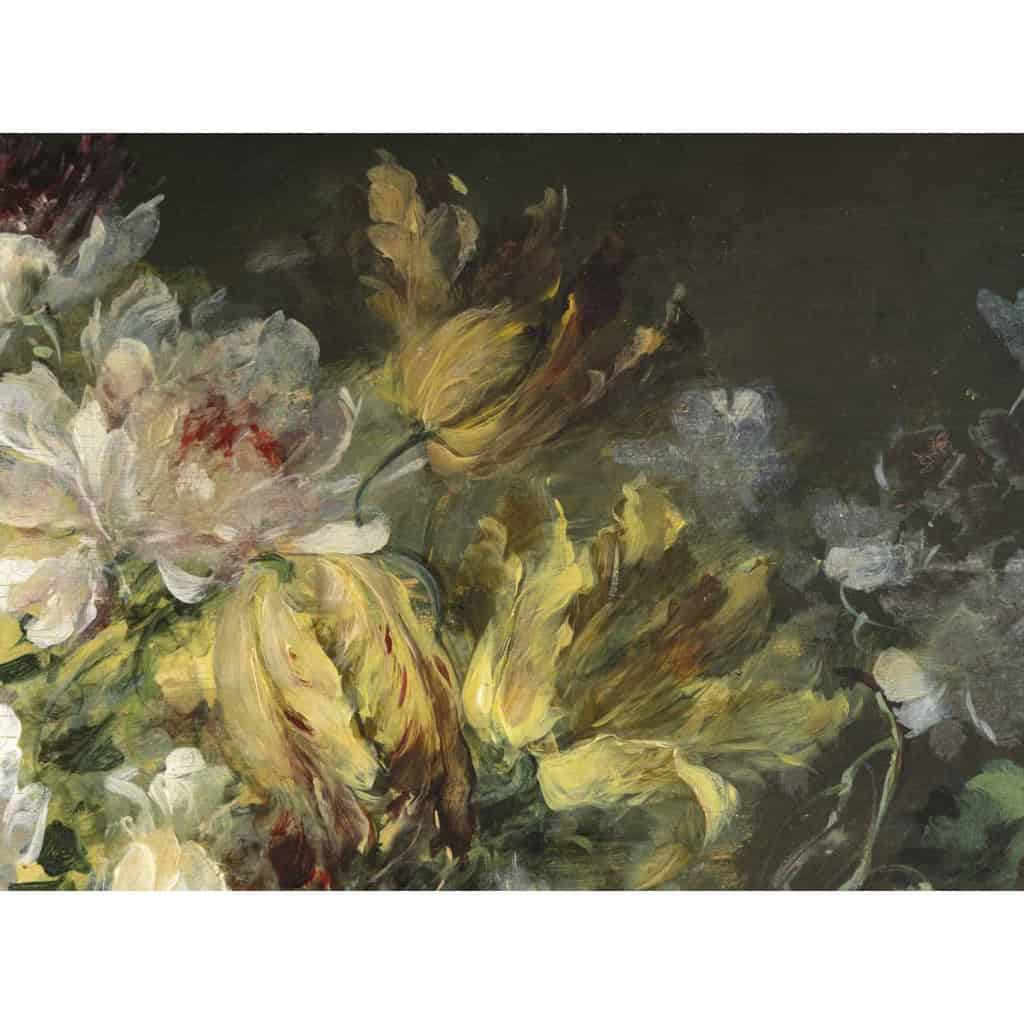 Fausto ANTONIOLI (1814-1882) Bouquet de fleurs dans une vasque 6