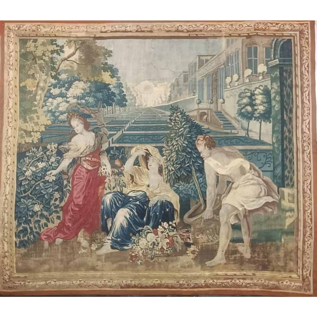 Tapisserie Audenarde d&rsquo;époque Louis XIV 3