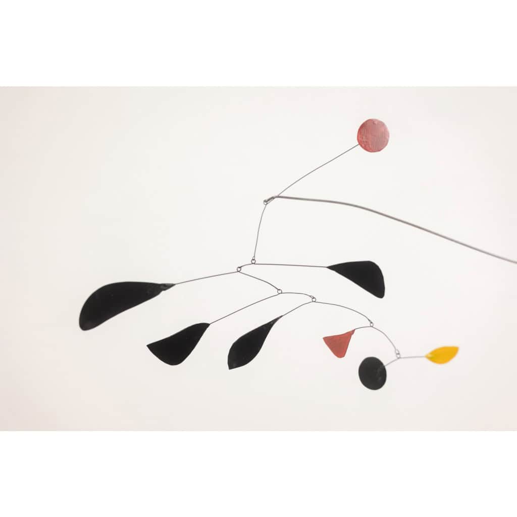 Olivier Vonet Sculpture en métal laqué noir, rouge et jaune. Contemporain 8