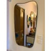 Miroir moderniste Italien en laiton doré années 60, style Gio Ponti,Fontana Arte 23