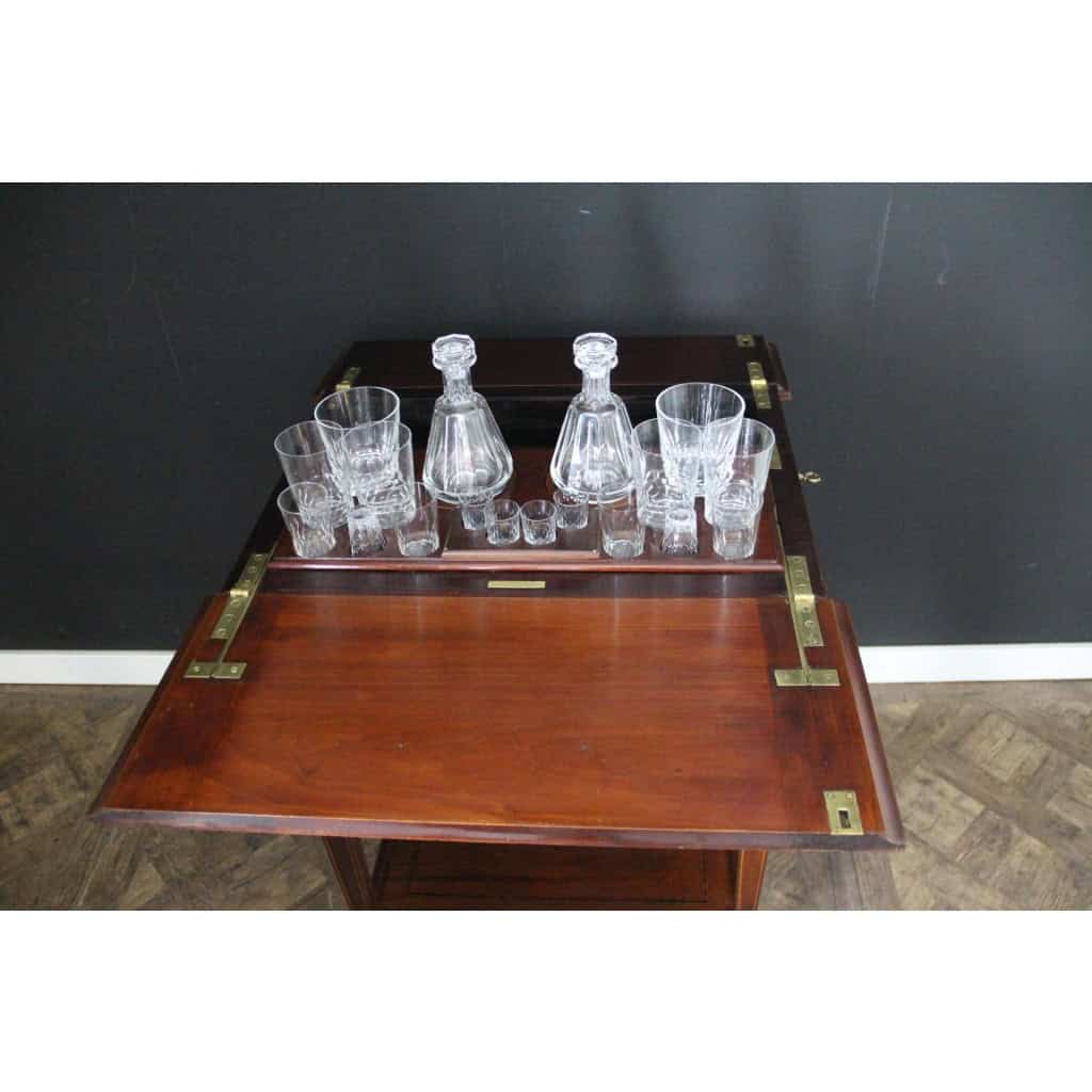 Bar d&rsquo;appartement art deco,bar automatique Maple et Cristal Baccarat 17