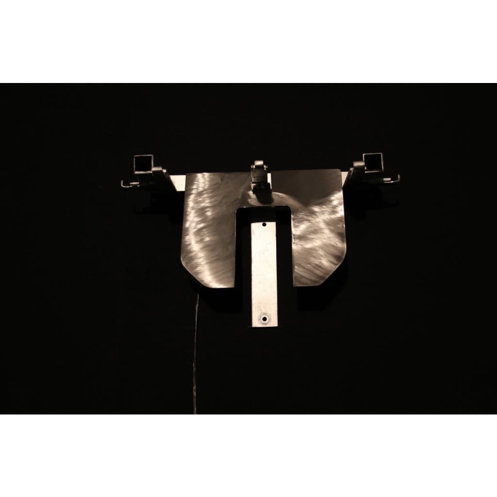 Paire d&rsquo;appliques Carlo Nasonmoderne en verre de Murano noir,irisé et cristal pour Mazzega 17