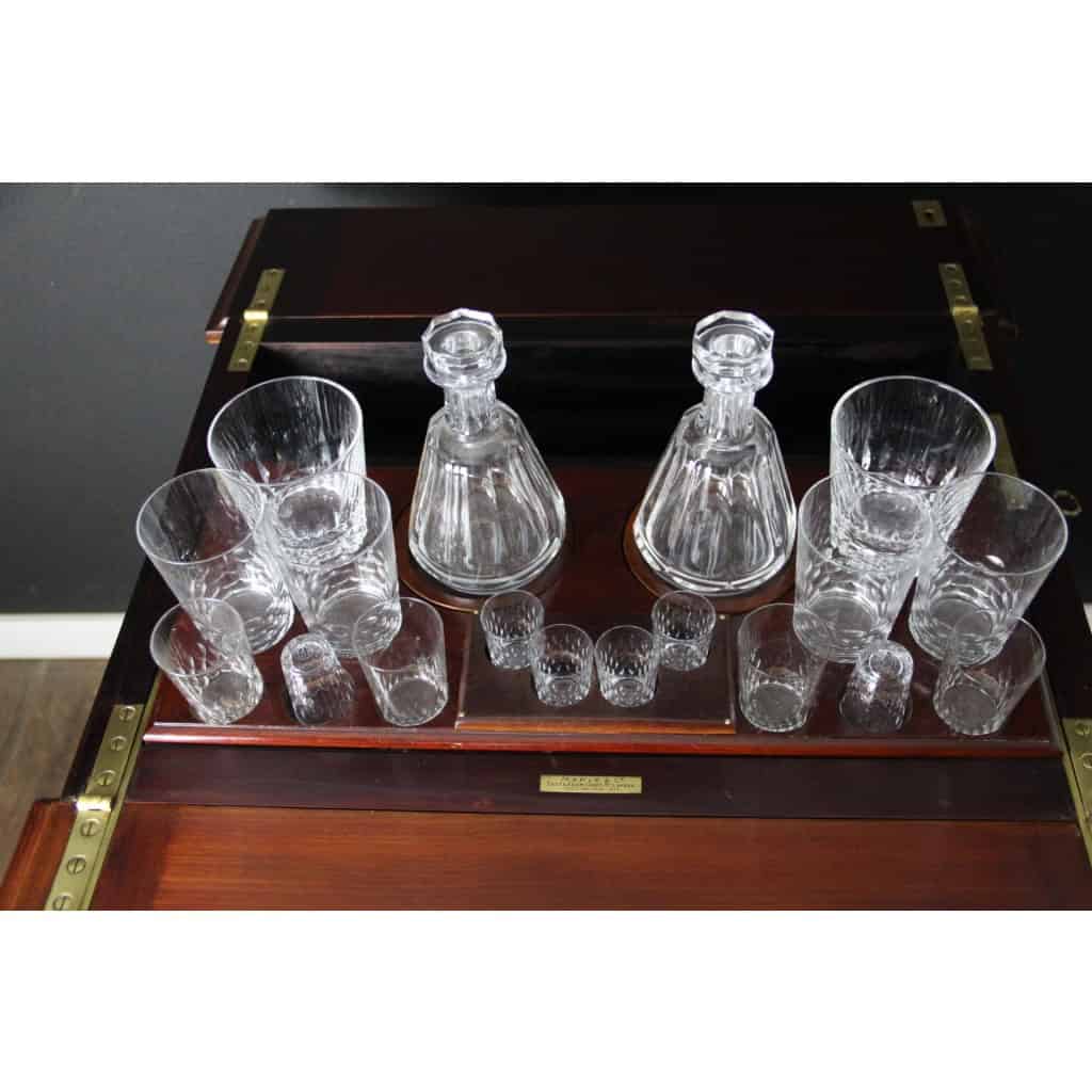 Bar d&rsquo;appartement art deco,bar automatique Maple et Cristal Baccarat 18