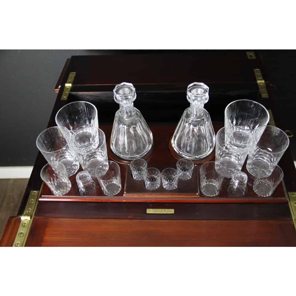 Bar d&rsquo;appartement art deco,bar automatique Maple et Cristal Baccarat 19