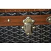 Valise Goyard ancienne 86 cm en toile a chevrons 25 Valise Goyard ancienne 86 cm en toile a chevrons 25