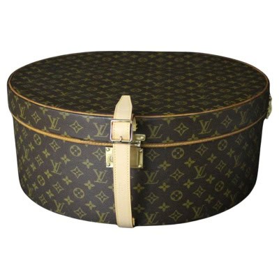 Boite à chapeaux Louis Vuitton ronde 50 cm