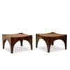 Paire de bouts de canapé ou tables basses en palissandre. Années 1970 15