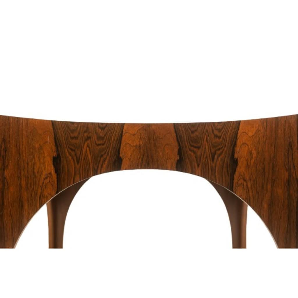 Paire de bouts de canapé ou tables basses en palissandre. Années 1970 5