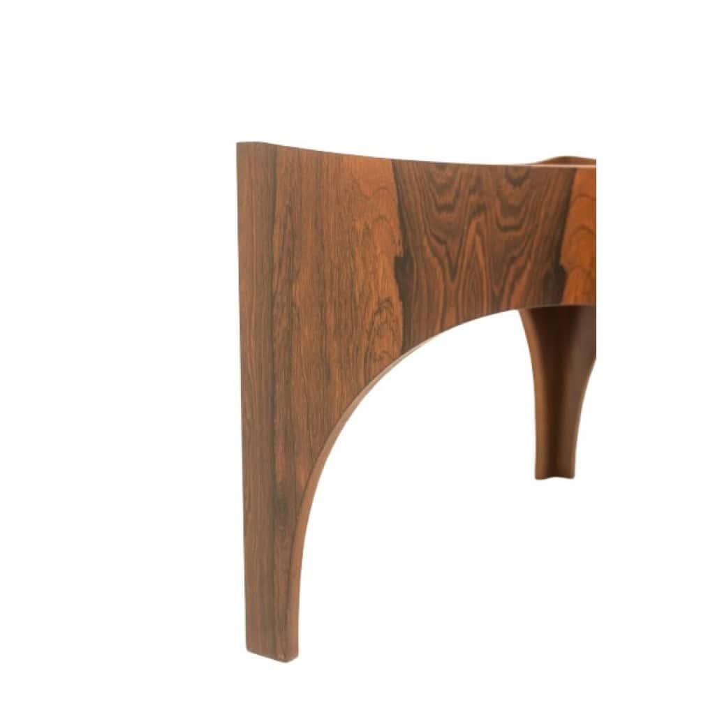 Paire de bouts de canapé ou tables basses en palissandre. Années 1970 7