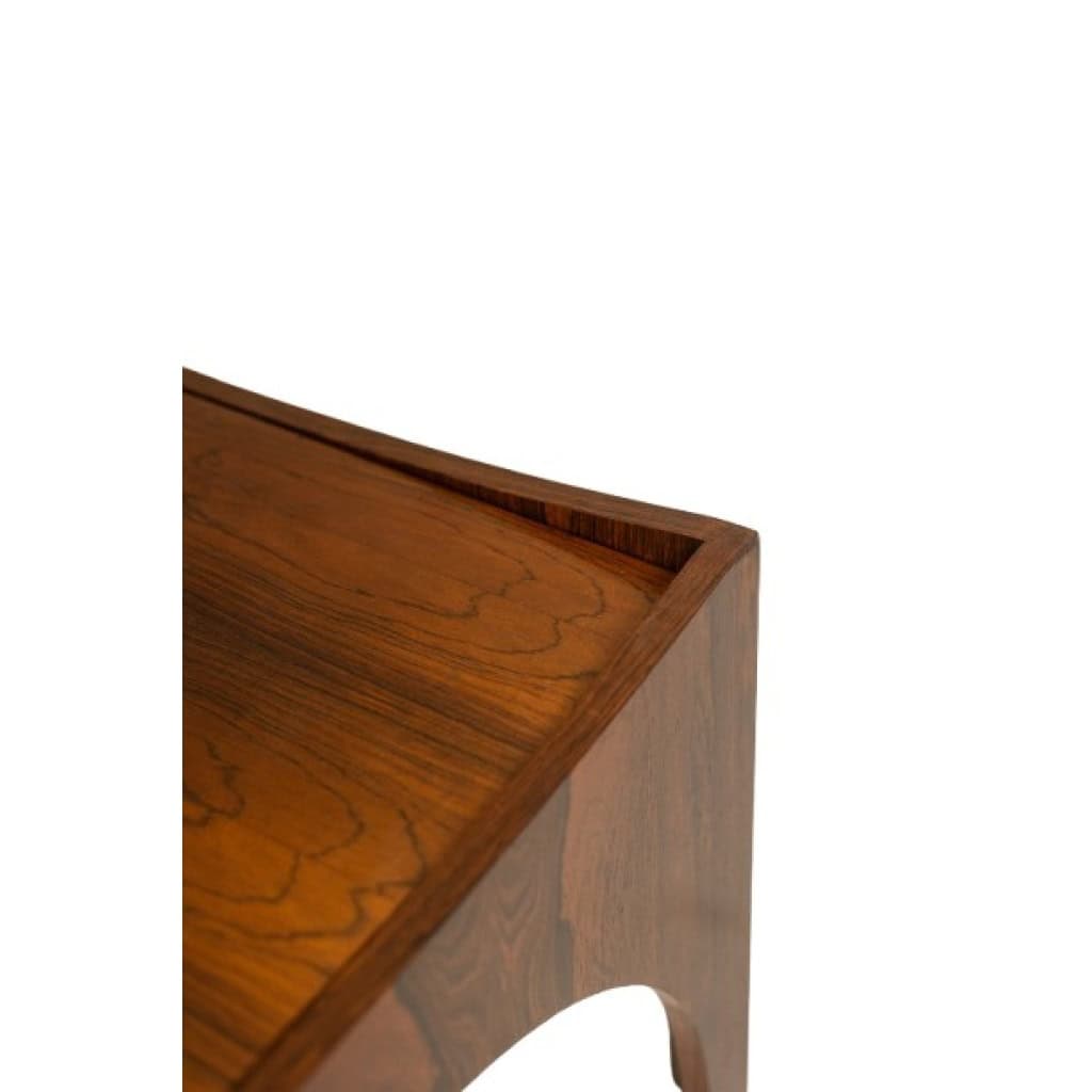 Paire de bouts de canapé ou tables basses en palissandre. Années 1970 8