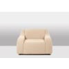 Paire de larges et confortables fauteuils en tissu beige. Contemporains 13