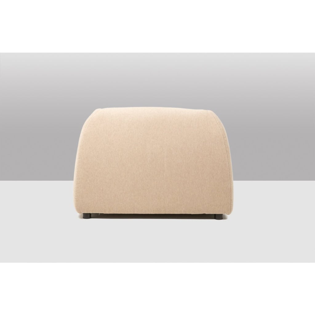 Paire de larges et confortables fauteuils en tissu beige. Contemporains 7