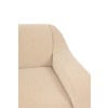 Paire de larges et confortables fauteuils en tissu beige. Contemporains 20