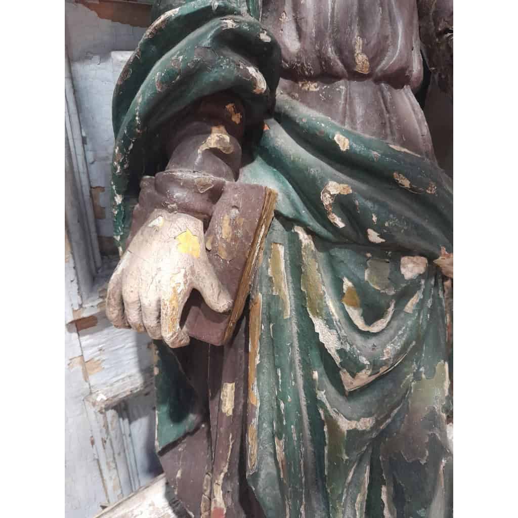 Saint Paul, bois polychrome, XVIIIÈME 4
