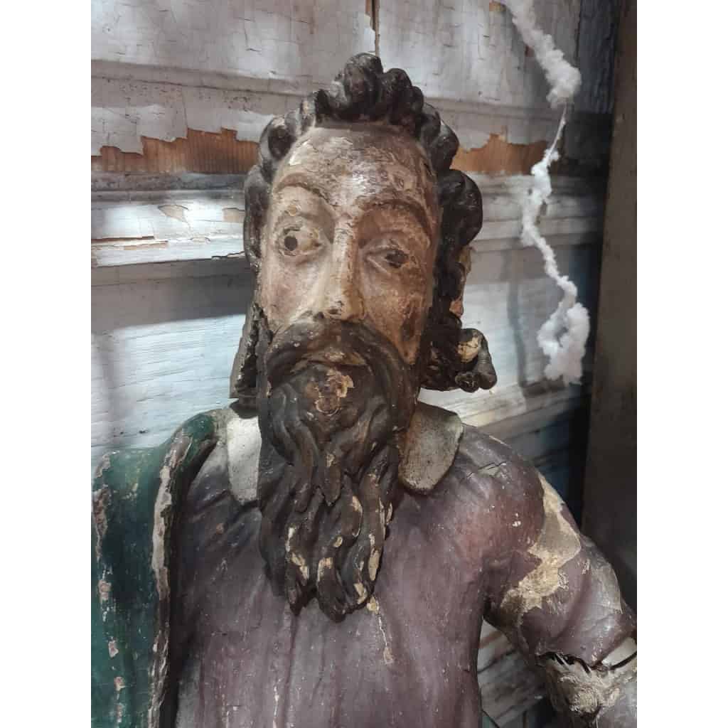 Saint Paul, bois polychrome, XVIIIÈME 5
