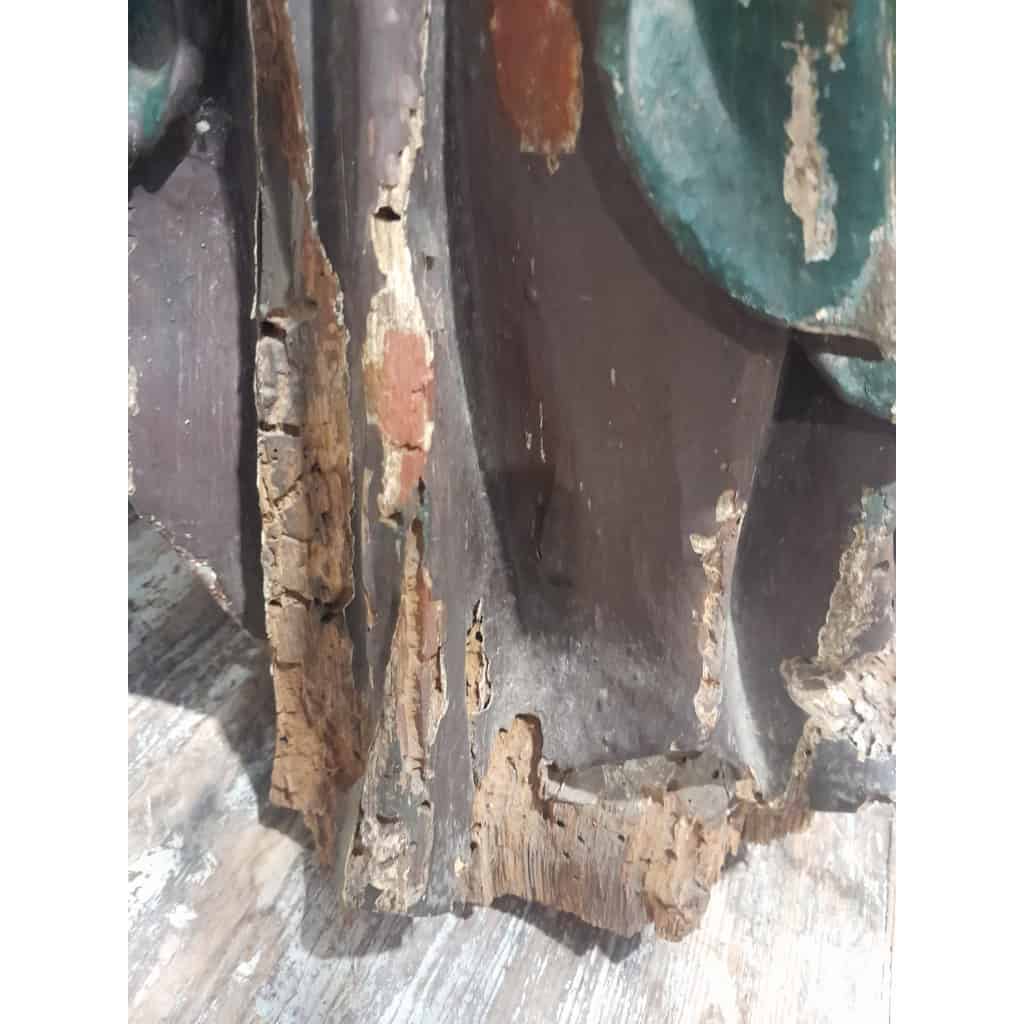 Saint Paul, bois polychrome, XVIIIÈME 10