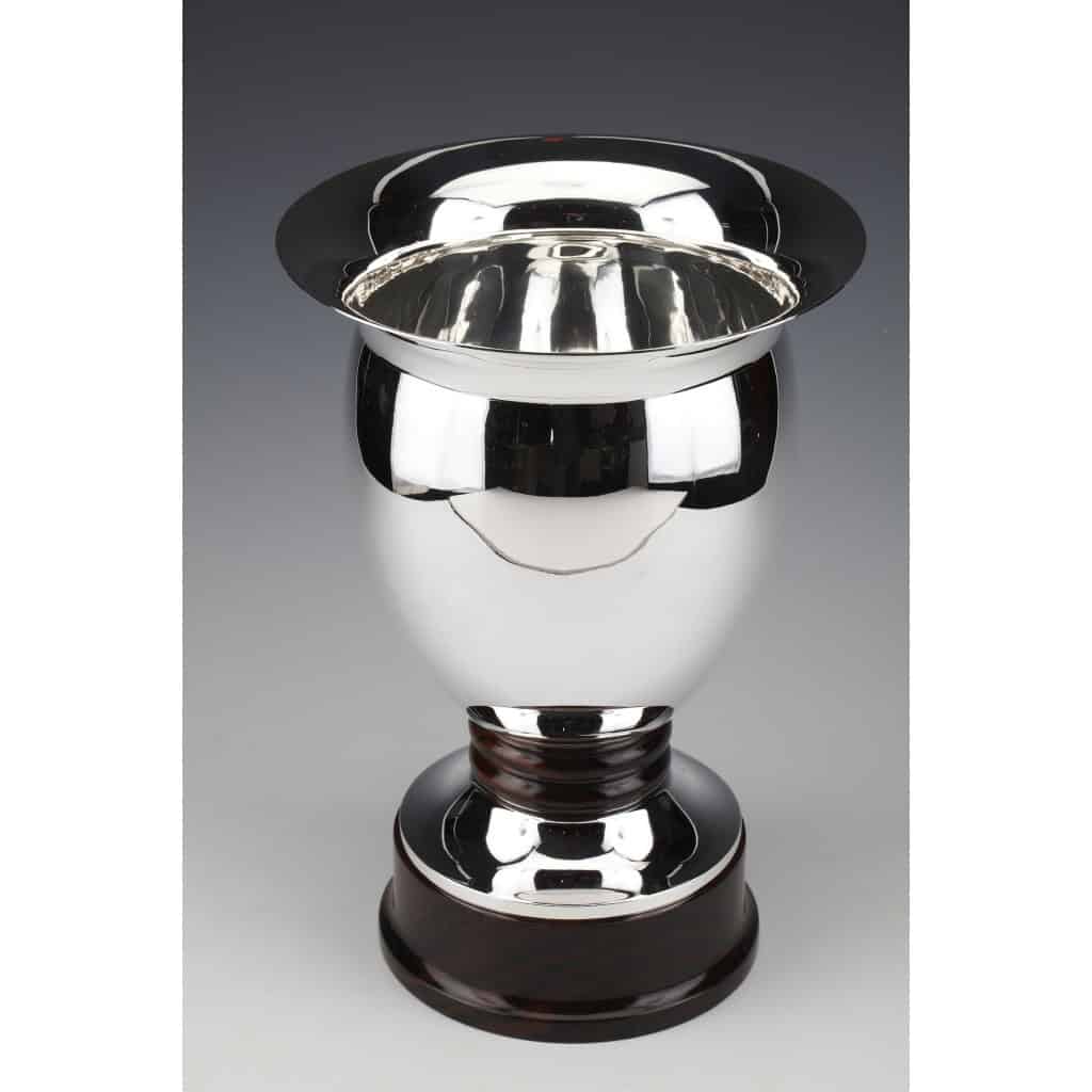 orfèvre Bruxellois SIMONET- VASE argent massif ART DECO 4