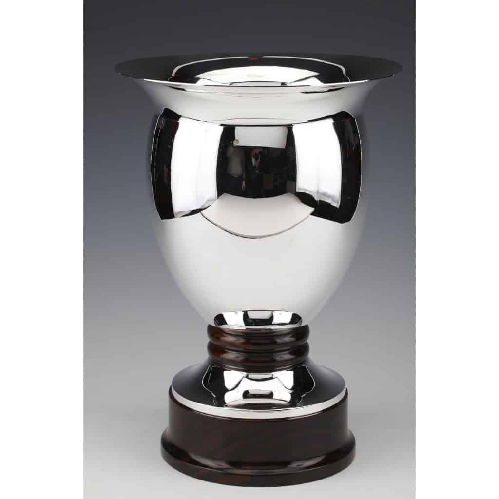 orfèvre Bruxellois SIMONET- VASE argent massif ART DECO 3