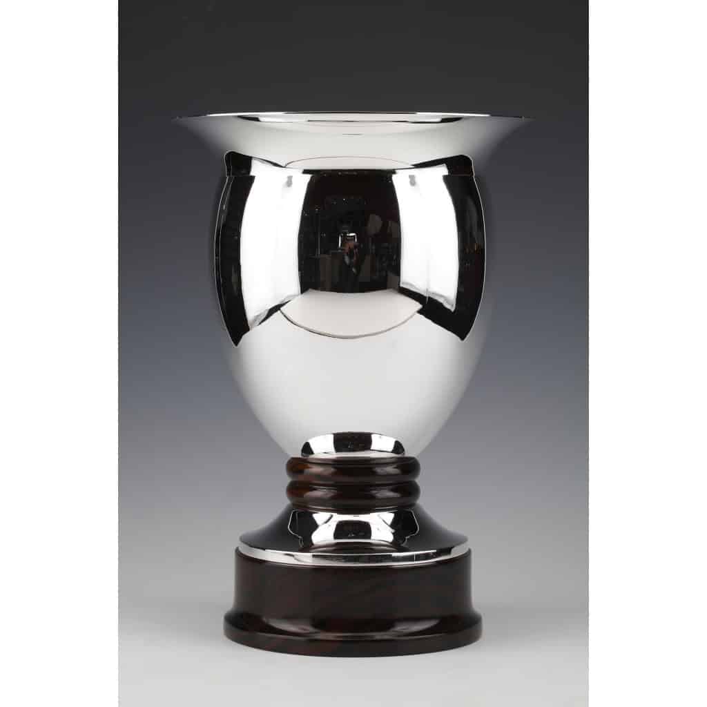 orfèvre Bruxellois SIMONET- VASE argent massif ART DECO 6