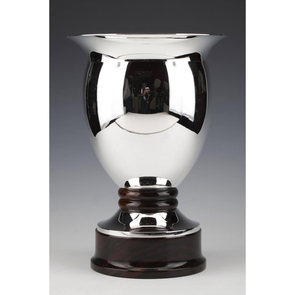 orfèvre Bruxellois SIMONET- VASE argent massif ART DECO 7